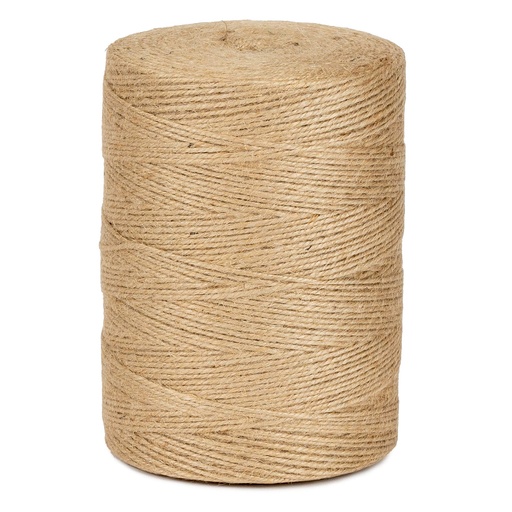 [W4488/YUTE] Hilo de Yute Rústico Biodegradable: Etiquetas, Alpargatería y Decoración en rollos de 1300m